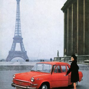 Škoda 1000MB u Parizu