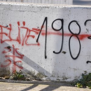 Grafiti Crvene Zvezde u Šibeniku