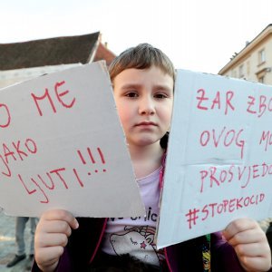 Prosvjed zbog sječe šuma