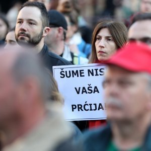 Prosvjed zbog sječe šuma