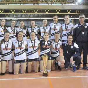 Odbojkašice Kaštela, viceprvakinje Hrvatske