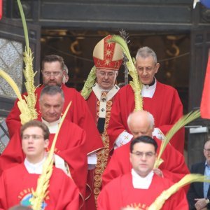 Split: Na Peristilu blagoslovljene grančnice i održana misa na Cvjetnicu