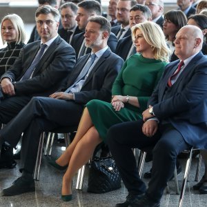 Andrej Plenković, Gordan Jandroković i Kolinda Grabar-Kitarović