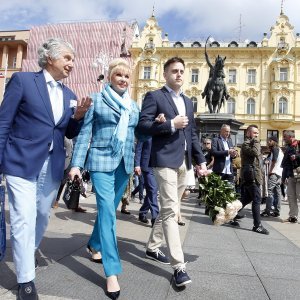 Ivana Trump s Milanom Bandićem, Vladimirom Kraljevićem i Nikicom Gabrićem razgovarala je o zdravstvenom turizmu