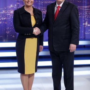 Kolinda Grabar-Kitarović i Ivo Josipović, 2015.