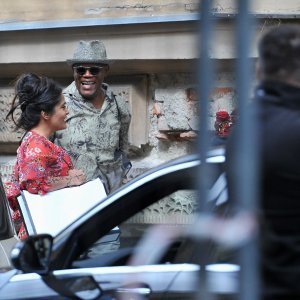 Salma Hayek i Samuel L. Jackson snimanje 'The Hitman's Wife Bodyguard' u Zagrebu