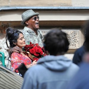 Salma Hayek i Samuel L. Jackson snimanje 'The Hitman's Wife Bodyguard' u Zagrebu