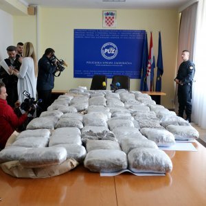 Zapljena droge u Zagrebu