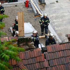 Sanacija urušenog zida kod Arheološkog muzeja u Zagrebu