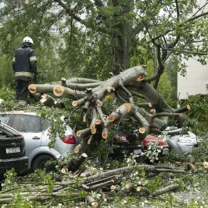 Razbijeni automobili u Sopotu