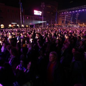 Koncert Petra Graše na Trgu bana Josipa Jelačića