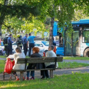 Zapalio se ZET-ov autobus