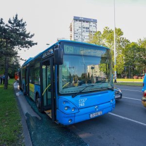 Zapalio se ZET-ov autobus