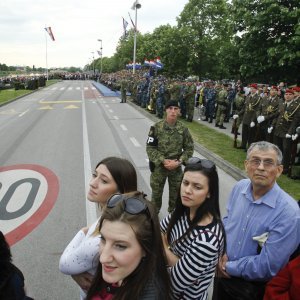 Obilježavanje 28. rođendana Hrvatske vojske na jarunskom jezeru