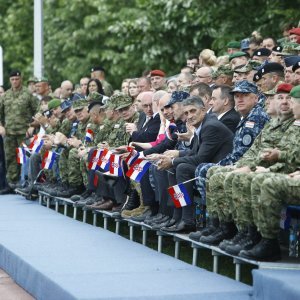 Obilježavanje 28. rođendana Hrvatske vojske na jarunskom jezeru