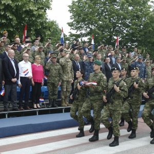 Obilježavanje 28. rođendana Hrvatske vojske na jarunskom jezeru