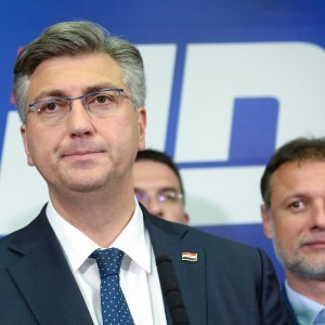 Praćenje rezultata izbora u stožeru HDZ-a