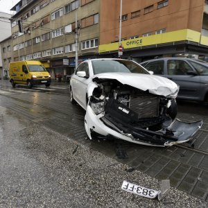 Prometna nesreća na Trešnjevci