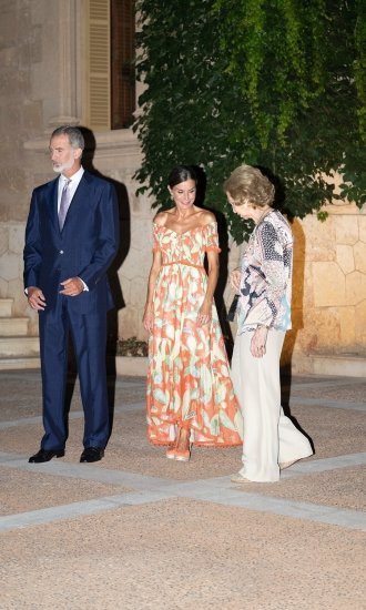 Kraljica Letizia, kraljica Sofia i kralj Felipe IV