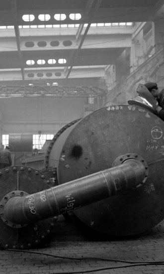 Fabrika teških alatnih mašina „Ivo Lola Ribar” Železnik, Srbija, oko 1950.