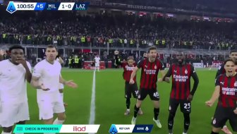 MILAN - LAZIO 1:0