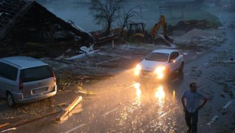 kao da je prošao tornado