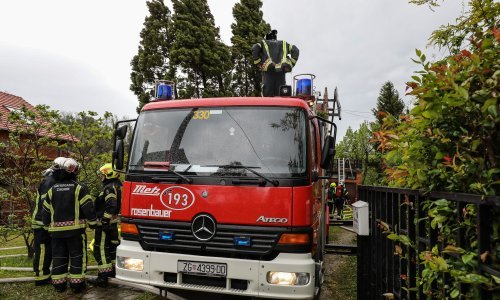 Požar i eksplozija bačve u Sloboštini