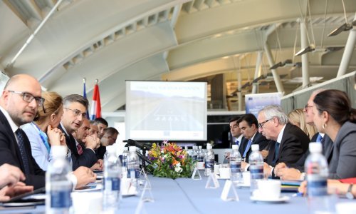 Plenković Juckeru pokazao kako napreduje obnova zračne luke Dubrovnik: To je projekt od 225 milijuna eura