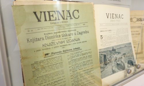 Otvorena izložba o 150. obljetnici časopisa 'Vijenac'