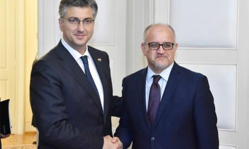 Plenković upoznao crnogorskog ministra s prioritetima hrvatskog predsjedanja EU-om