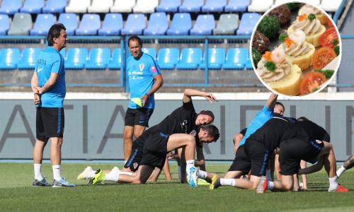 Zbog ekstremnih uvjeta ručak u neobično vrijeme; doznali smo što su reprezentativci imali na meniju