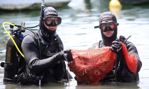 Napokon lijepa vijest iz Savudrijske vale: Umjesto natezanja oko granice, zajedno čistili podmorje