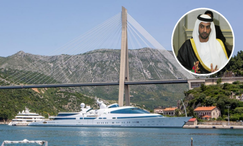 U Dubrovnik uplovila jahta vladara UAE, jedna od deset najvećih na svijetu