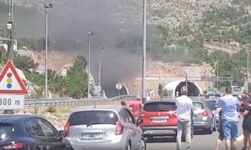 Normaliziran promet u tunelu Sv. Rok nakon požara automobila, nema ozlijeđenih