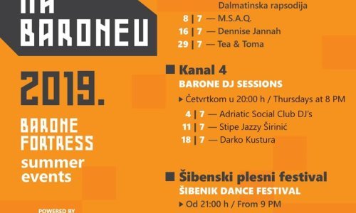 Ljetni program šibenske Tvrđave Barone donosi pregršt zanimljivih sadržaja