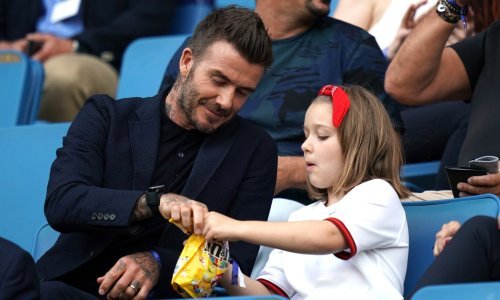 David Beckham s kćerkicom uživao na nogometnoj utakmici, a zbog jedne je stvari postao predmet osude