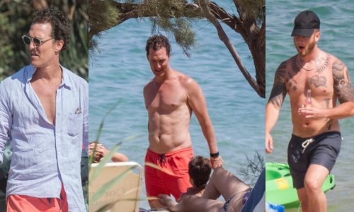 Matthew McConaughey i sin Toma Hanksa pokazali isklesana tijela na plaži