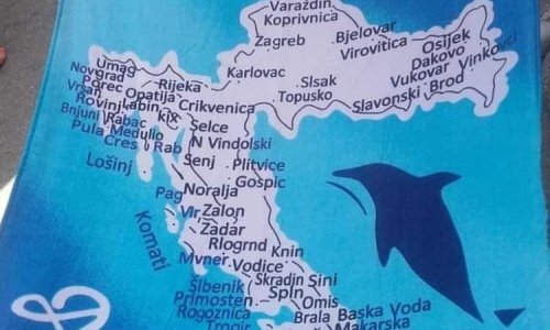 Internet se valja od smijeha zbog ovog ručnika s kartom Hrvatske, nevjerojatno je koliko imena mjesta su promašili
