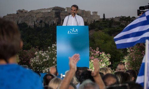 Na izborima u Grčkoj uvjerljivo vodi Micotakisova Nova demokracija