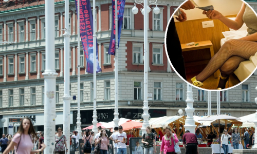 Prostitucija u državnom stanu na Trgu bana Jelačića u Zagrebu; nađena seksualna pomagala, rublje...