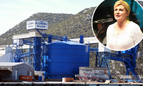Grabar Kitarović zabrinuta za radnike Aluminija, Vidović upozorava na 'crni oblak' i nad Pločama