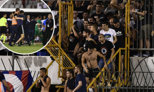 Bijesni Hajdukovi navijači pokušali fizički nasrnuti na svoje nogometaše i čelnike kluba na Poljudu