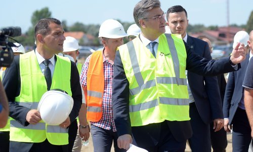 Plenković u Međimurju obišao gradilište škole čiji su radovi vrijedni 27 milijuna kuna