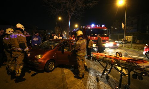 Na ulazu u Split sudarili se vatrogasno i kombi vozilo