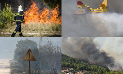 Požar kod Šibenika pod kontrolom, jaka kiša okončala nadljudske napore vatrogasaca
