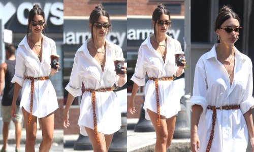 Lijepa brineta opet ima stajling za deset: Tko bi rekao da muška košulja može izgledati ovako seksi