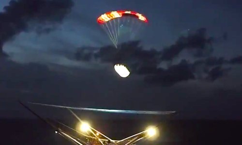 [VIDEO] Musk objavio kako je izgledalo hvatanje dijela rakete u padu iz svemira