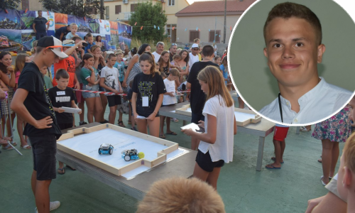 Roko Lukenda ima tek 15 godina, a već godinama organizira masovno posjećene sajmove robotike na Pašmanu
