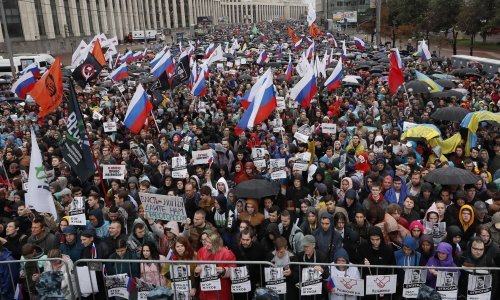 Masovni prosvjedi u Moskvi, građani traže slobodne izbore u gradu