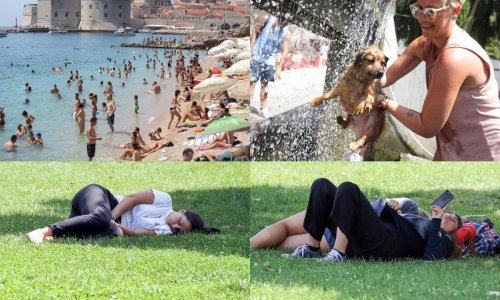 Hrvatska je prokuhala: Pogledajte kako temperature od skoro +40 podnose u Osijeku, Zagrebu, Skradinu, Splitu, Dubrovniku...